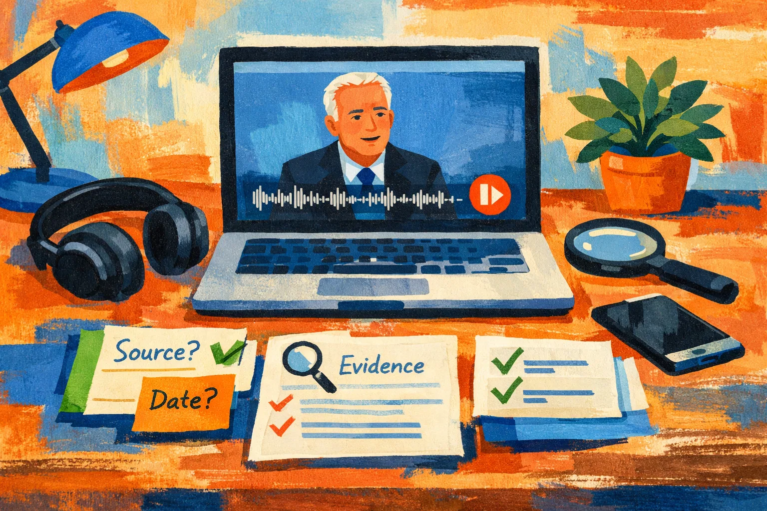 Overview image for How to Check a Voice or Video Claim