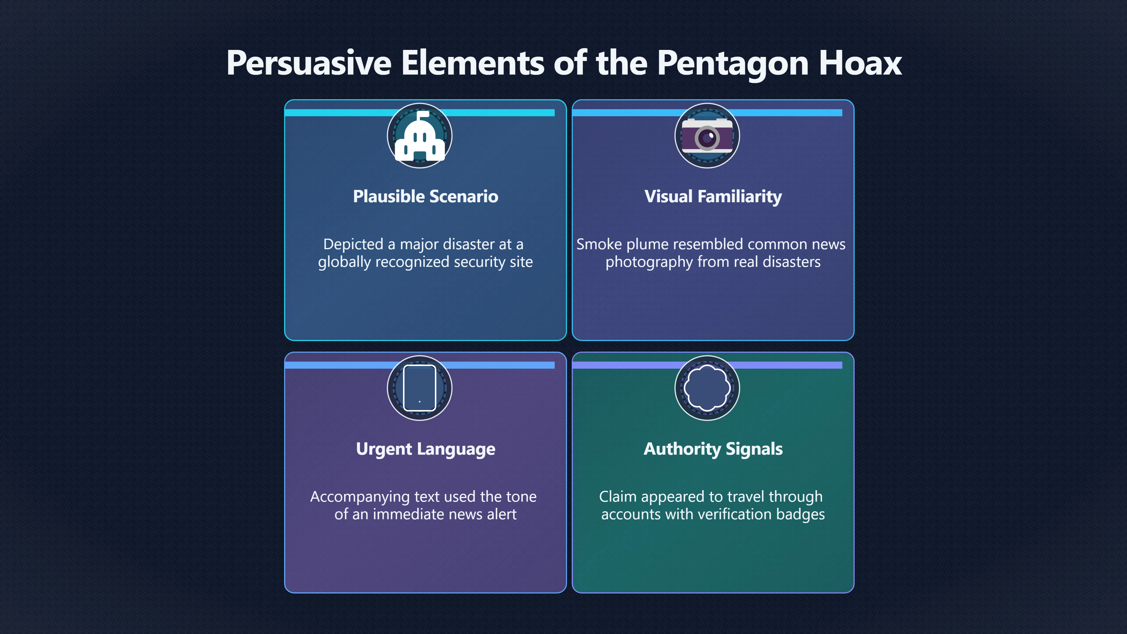 Overview image for How one fake explosion image moved attention fast