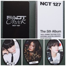Listing image for NCT 127 Fact Check 5th Album YUTA JAEHYUN JUNGWON Sticker Nemo Smart Ver.